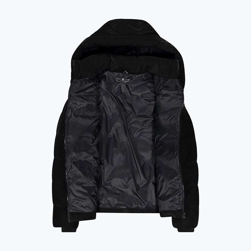 Női CMP Fix Hood kapucnis pehelykabát fekete 32K3096 4
