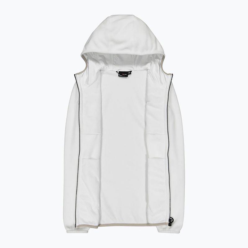 Női CMP Fix kapucnis fleece pulóver fehér 32H0386/A001 3
