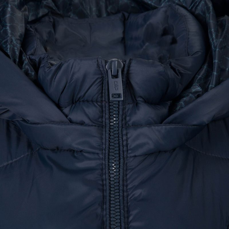 Női CMP Parka Snaps Hood kapucnis pehelypaplan kabát tengerészkék 32K3036/N950 5