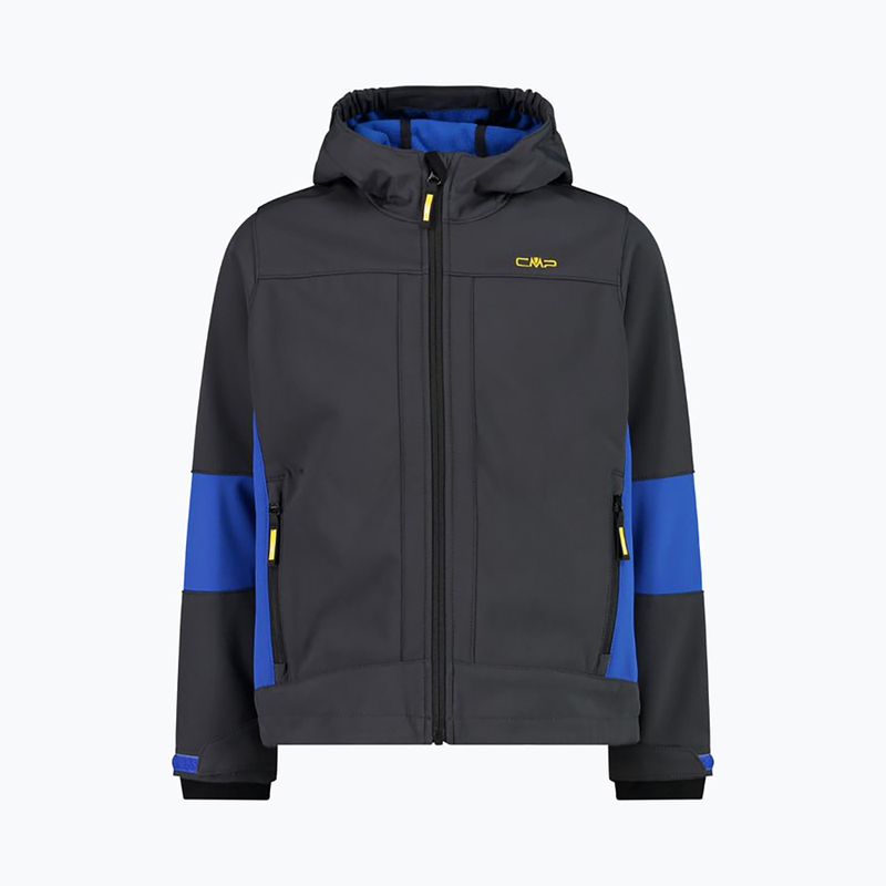 CMP Fix Hood gyermek softshell kabát szürke 3A00094/09UM 6