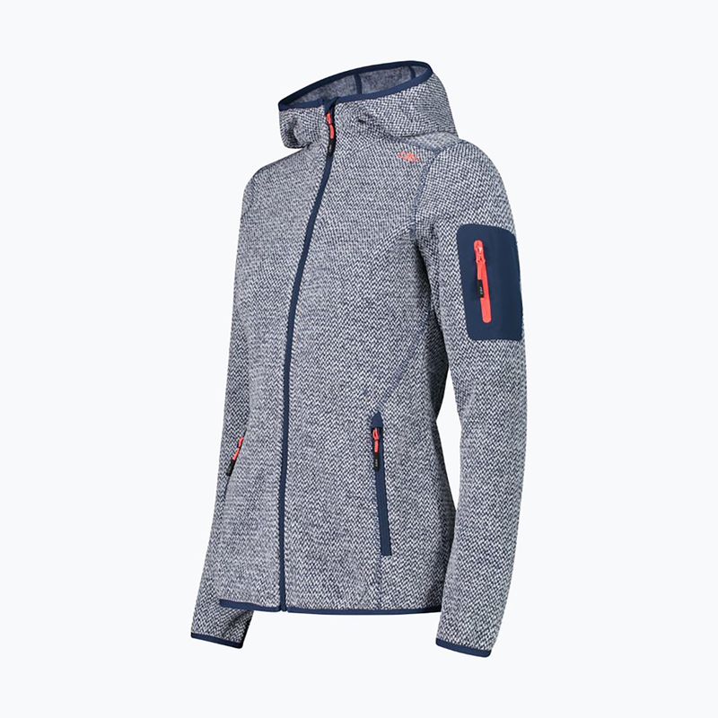 Női CMP szürke fleece pulóver 3H19826/02MM 7