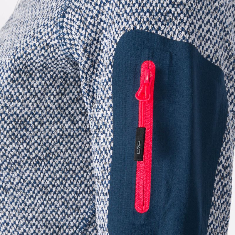 Női CMP szürke fleece pulóver 3H19826/02MM 3