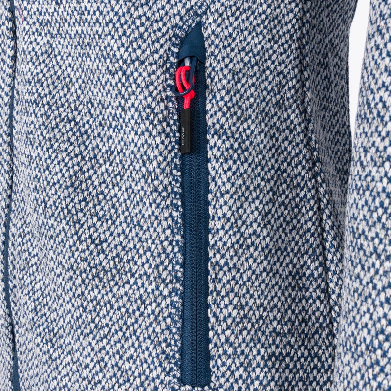 Női CMP szürke fleece pulóver 3H19826/02MM 4