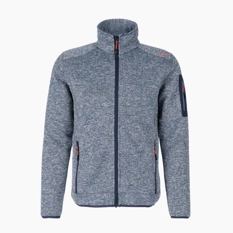 Férfi CMP kék fleece pulóver 3H60747N/05MM
