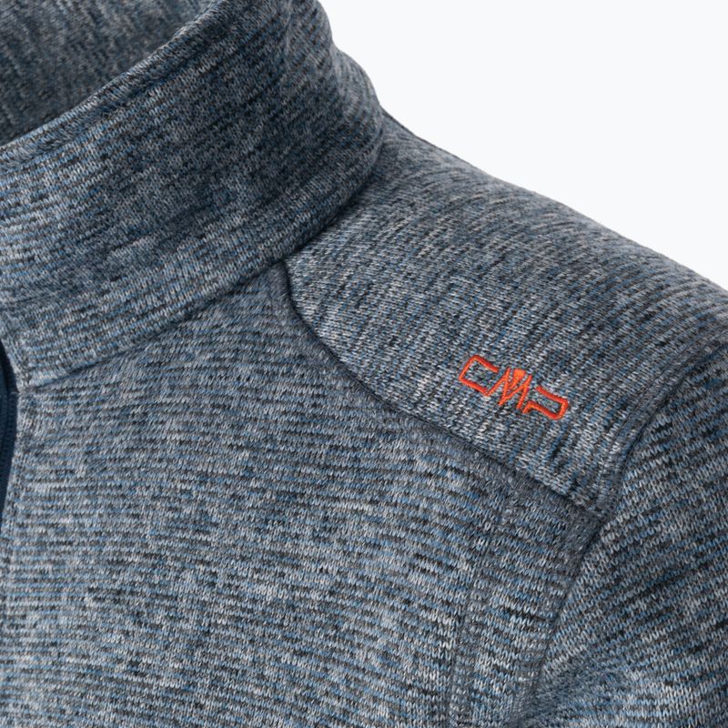 Férfi CMP kék fleece pulóver 3H60747N/05MM 6