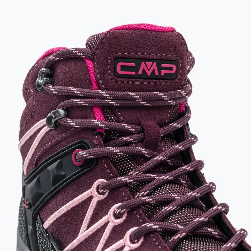 CMP Rigel Mid gyermek túrabakancs bordó 3Q12944J 12