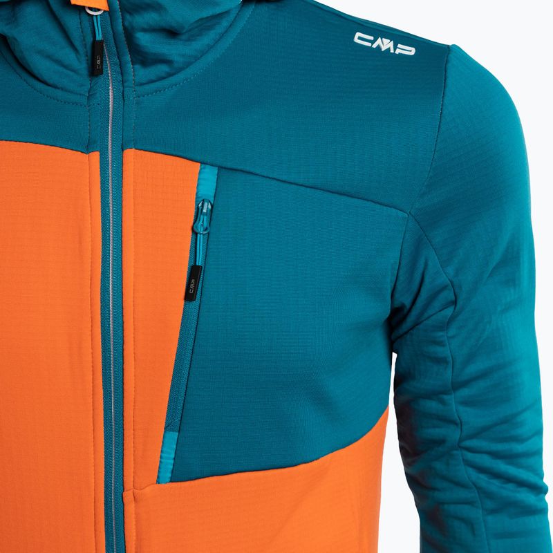 CMP férfi trekking pulóver narancssárga és kék 33G6597/C550 3