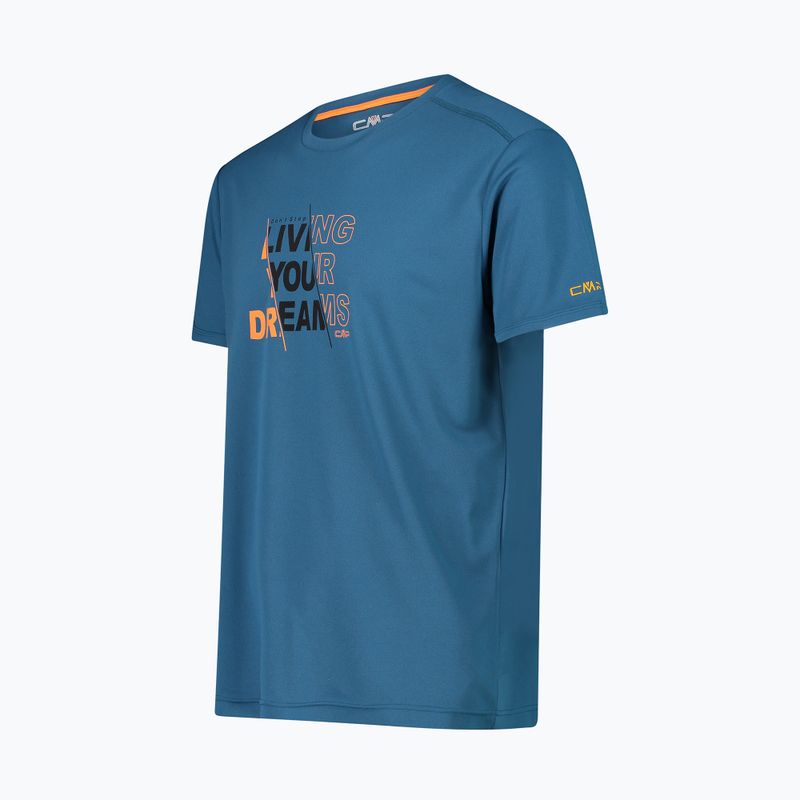 Férfi CMP trekking póló kék 30T5057/07MN 3