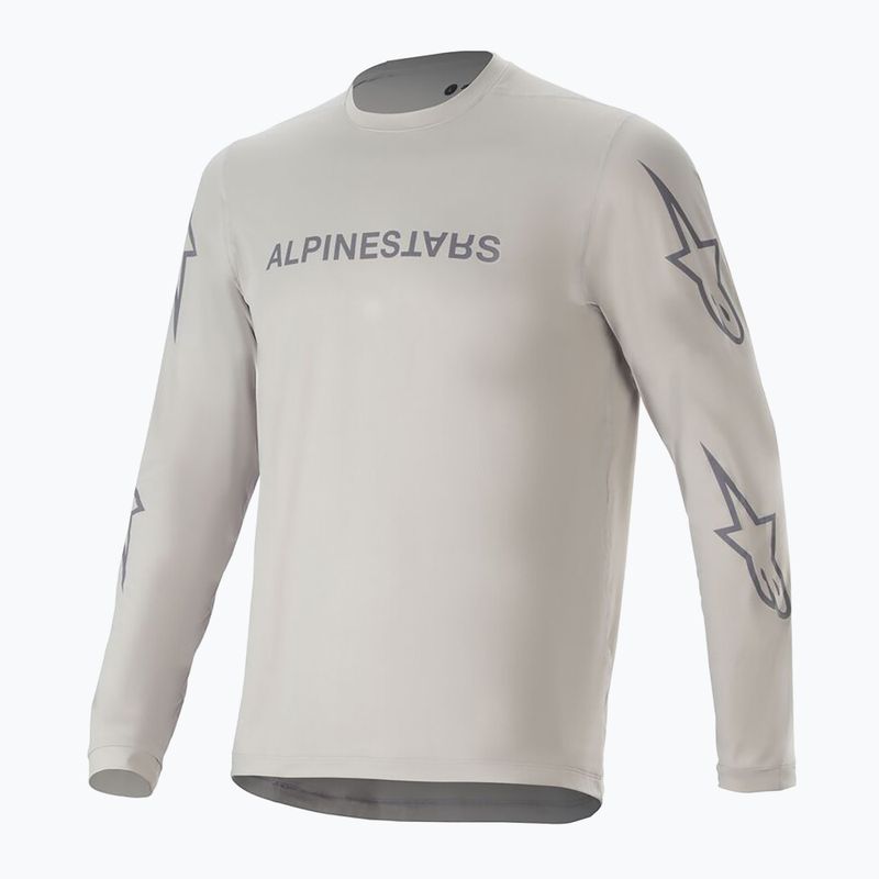 Férfi kerékpáros hosszú ujjú Alpinestars A-Dura Switch világosszürke