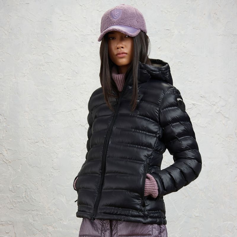 Női kabát Blauer USA Ellis black inside mist grey 2