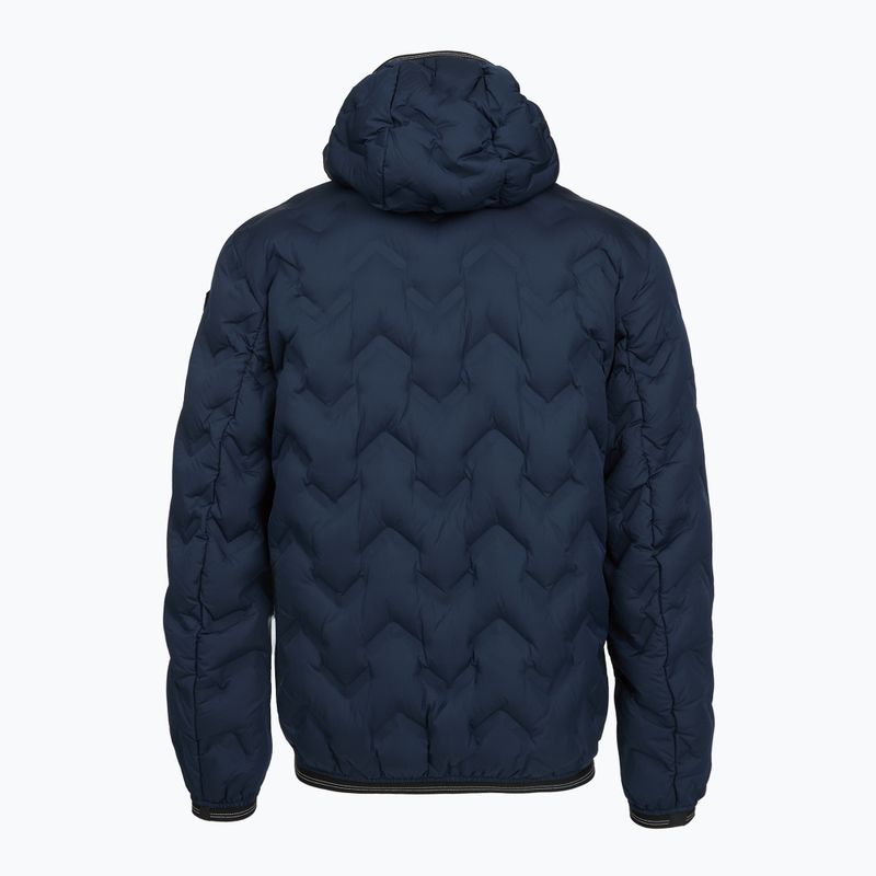 Férfi kabát Blauer USA Piery blue inside brown 2
