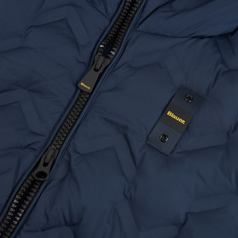 Férfi kabát Blauer USA Piery blue inside brown 4