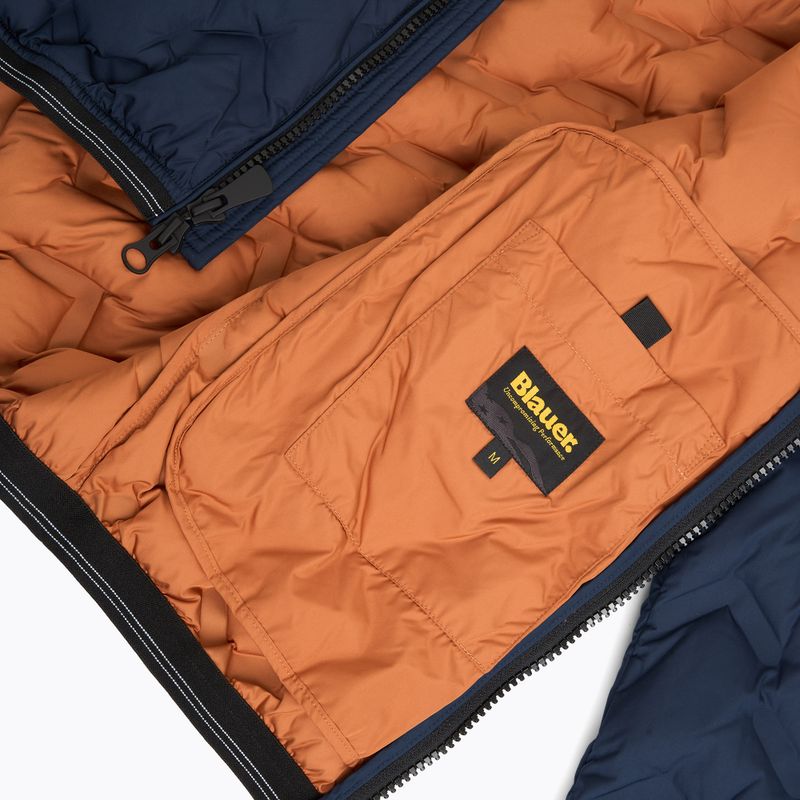 Férfi kabát Blauer USA Piery blue inside brown 7