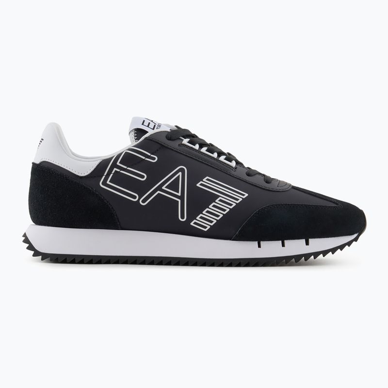 EA7 Emporio Armani fekete-fehér Vintage fekete-fehér/fehér/blk sas cipő 8