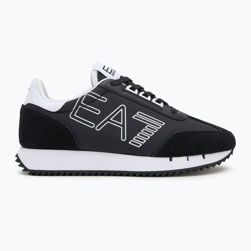 EA7 Emporio Armani fekete-fehér Vintage fekete-fehér/fehér/blk sas cipő 2