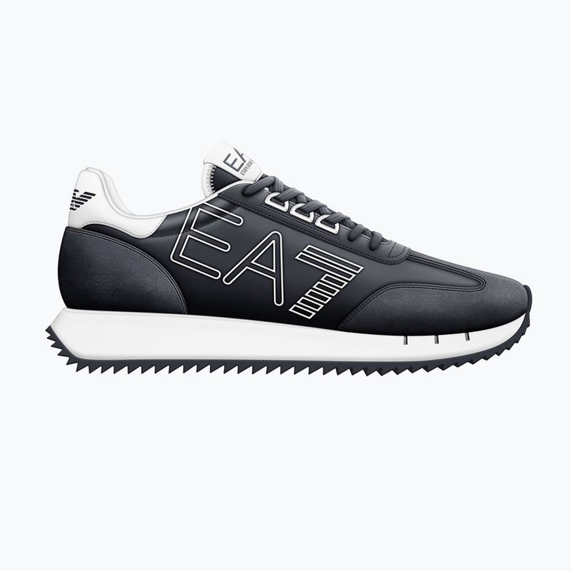 EA7 Emporio Armani fekete-fehér vintage periszkóp/fehér cipő 8