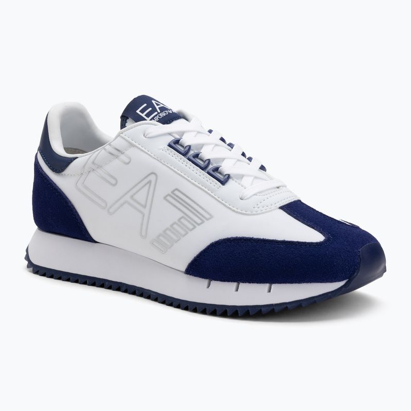 EA7 Emporio Armani fekete-fehér Vintage fehér/középkori kék cipő