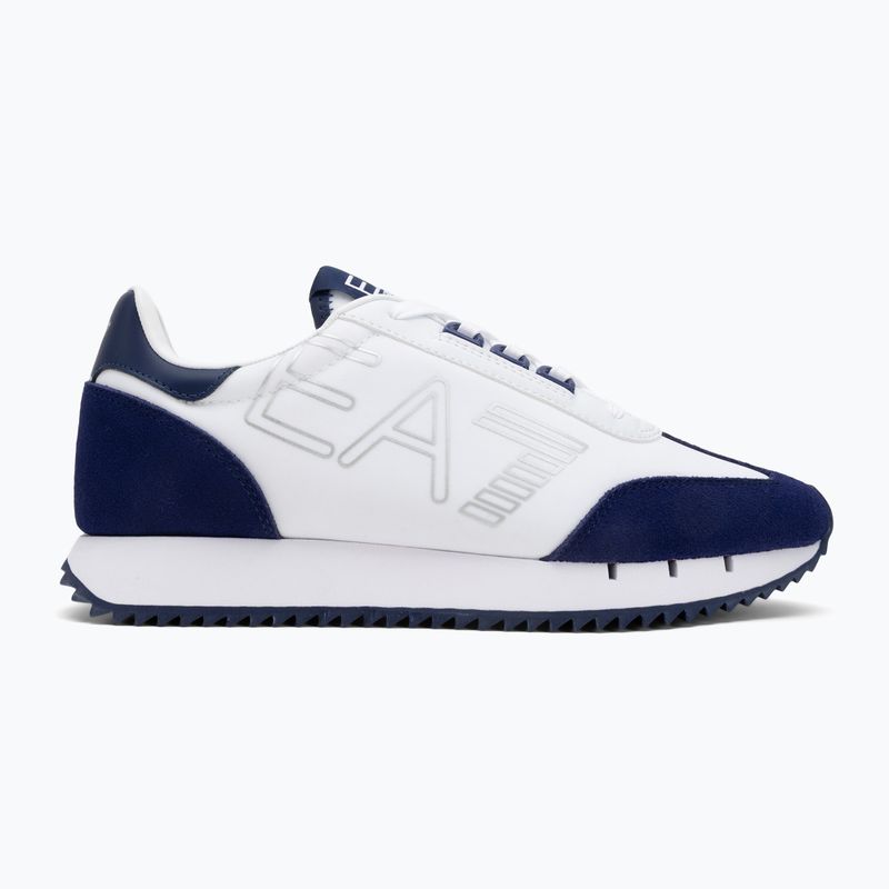 EA7 Emporio Armani fekete-fehér Vintage fehér/középkori kék cipő 2