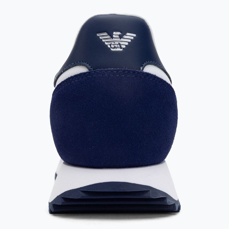 EA7 Emporio Armani fekete-fehér Vintage fehér/középkori kék cipő 6