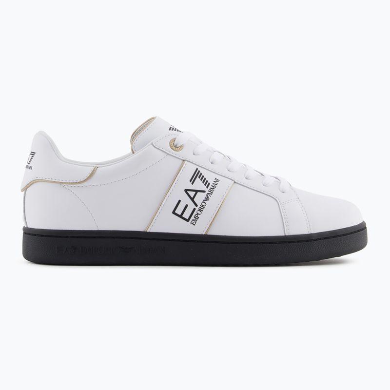 EA7 Emporio Armani Classic Logo fehér/arany/fekete cipők