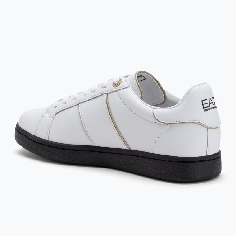 EA7 Emporio Armani Classic Logo fehér/arany/fekete cipők 3