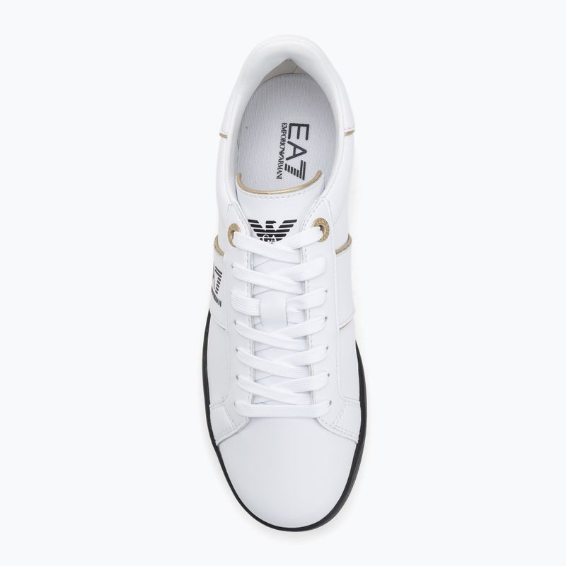 EA7 Emporio Armani Classic Logo fehér/arany/fekete cipők 5