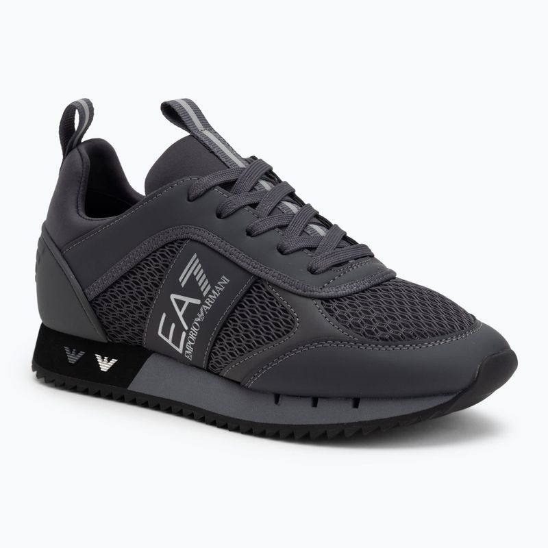 EA7 Emporio Armani fekete-fehér cipő aszfalt szürke/szilv.g7 cipők