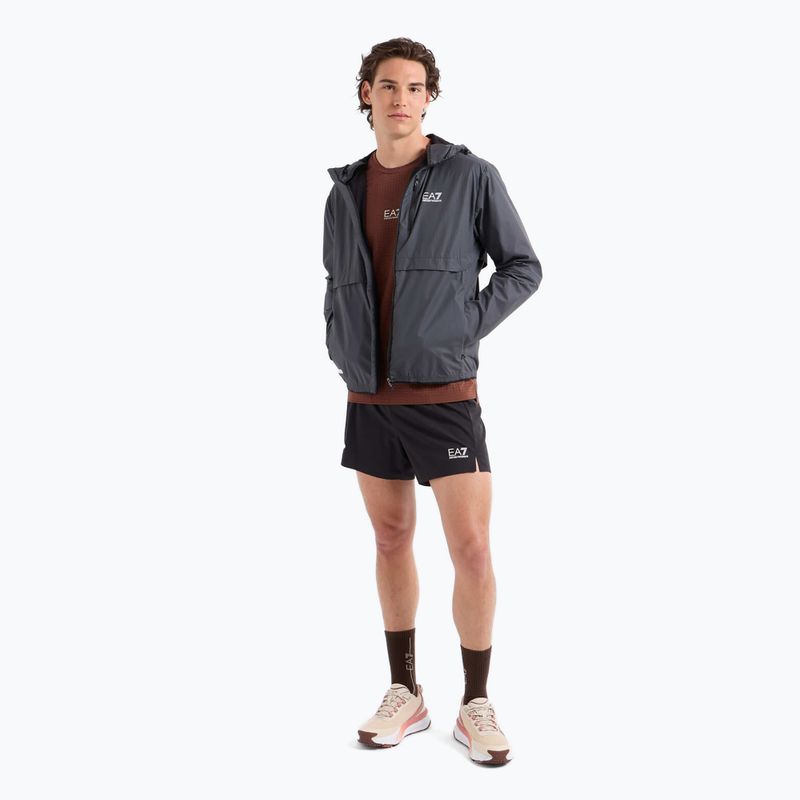 Férfi EA7 Emporio Armani Dynamic Athlete rövidnadrág Ventus7 fekete színben 2