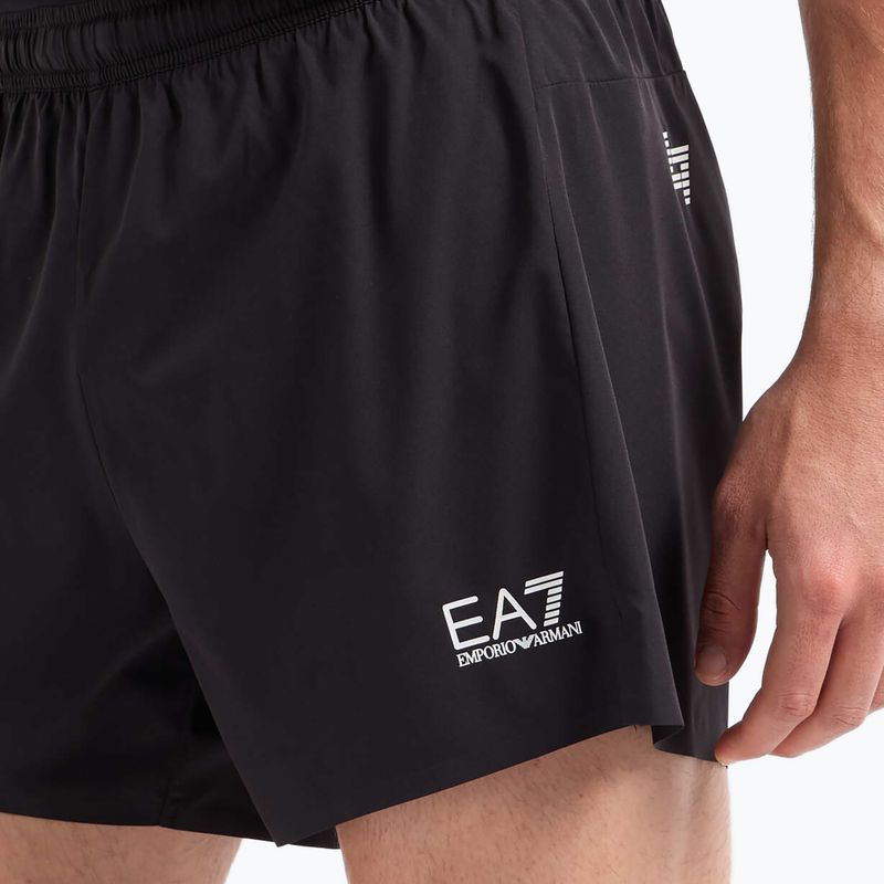 Férfi EA7 Emporio Armani Dynamic Athlete rövidnadrág Ventus7 fekete színben 4