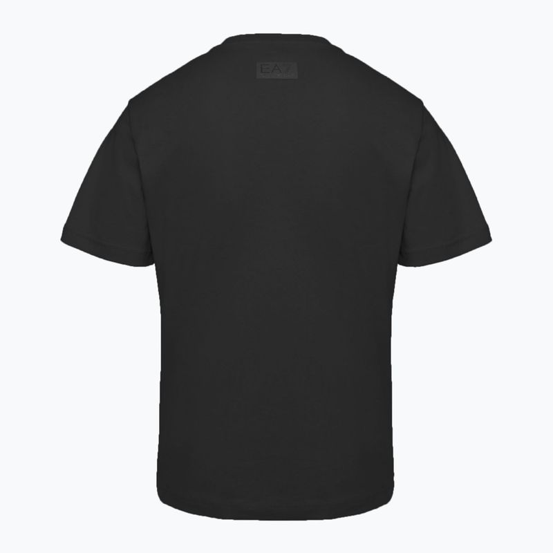 Férfi EA7 Emporio Armani Logo Series póló fekete 2