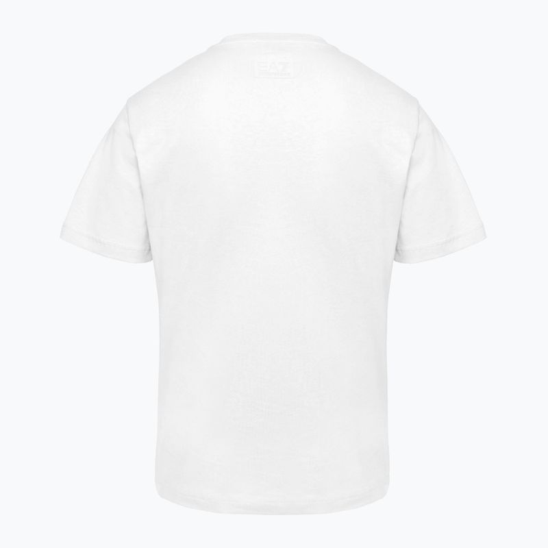 Férfi EA7 Emporio Armani Logo Series fehér póló 2
