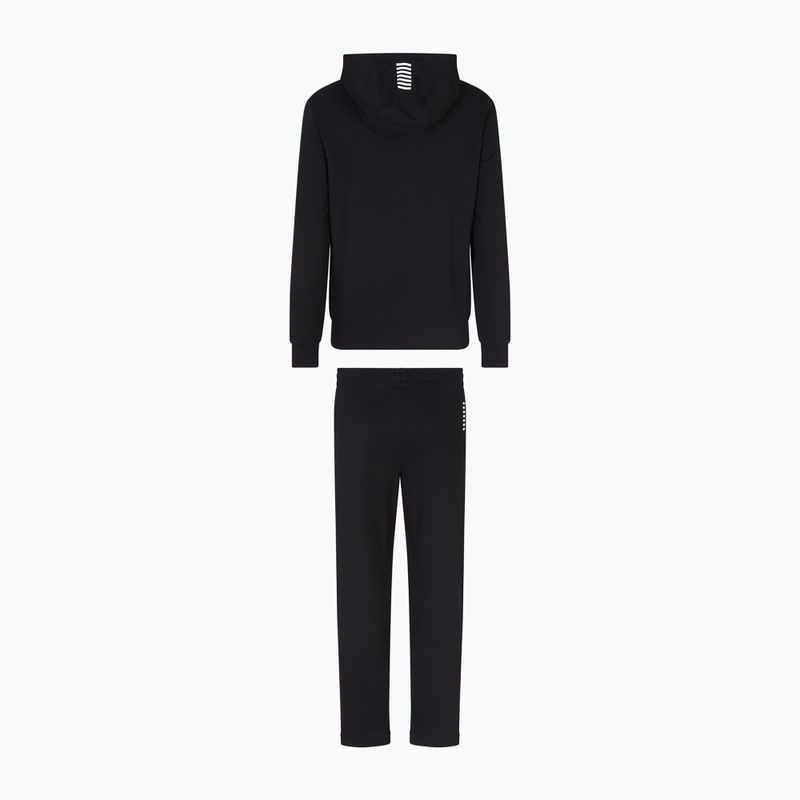 Férfi EA7 Emporio Armani Train Core Id T-Suit Hoodie Fz fekete 2