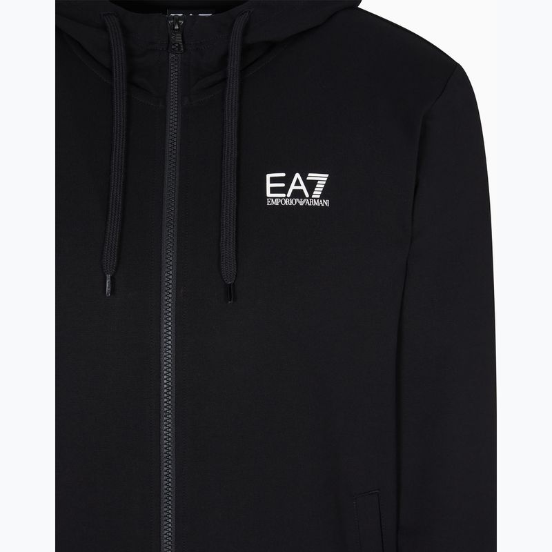 Férfi EA7 Emporio Armani Train Core Id T-Suit Hoodie Fz fekete 3