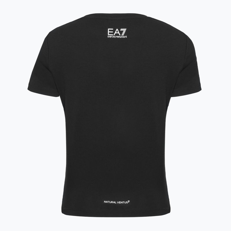 Női EA7 Emporio Armani Natural Ventus 7 női póló fekete 2