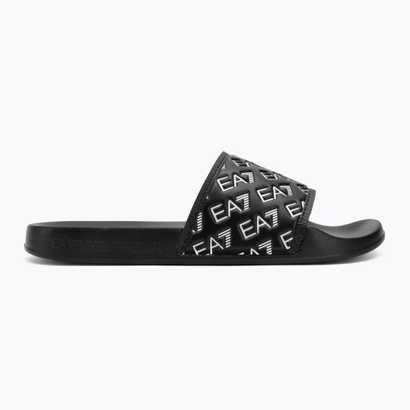 EA7 Emporio Armani Water Sports All Over flip-flop teljes fekete/fehér színben 2
