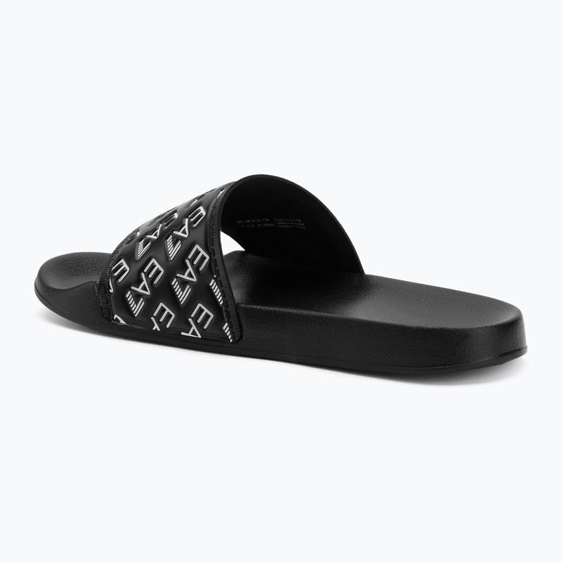 EA7 Emporio Armani Water Sports All Over flip-flop teljes fekete/fehér színben 3