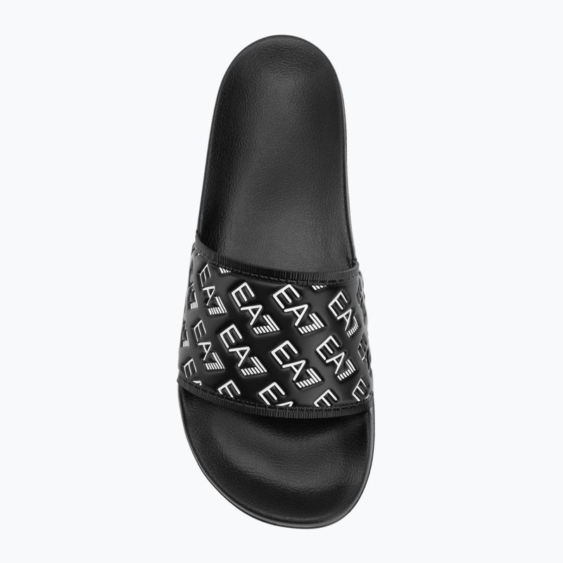 EA7 Emporio Armani Water Sports All Over flip-flop teljes fekete/fehér színben 5