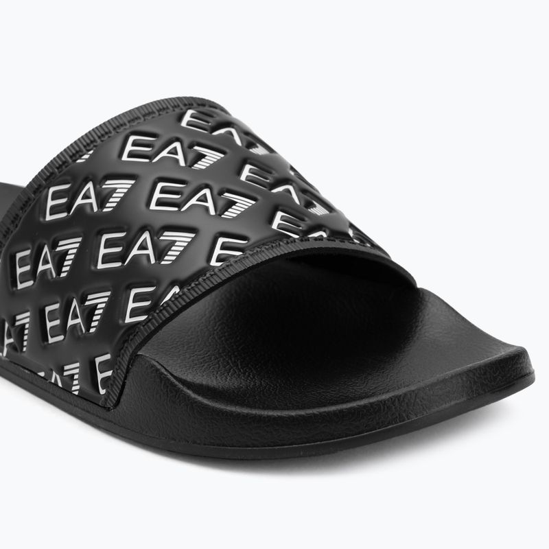 EA7 Emporio Armani Water Sports All Over flip-flop teljes fekete/fehér színben 7