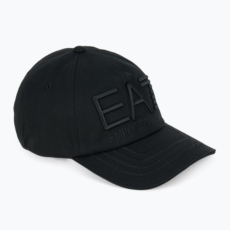 EA7 Emporio Armani Train Logo Series hímzett baseball sapka fekete