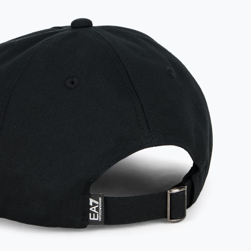 EA7 Emporio Armani Train Logo Series hímzett baseball sapka fekete 4
