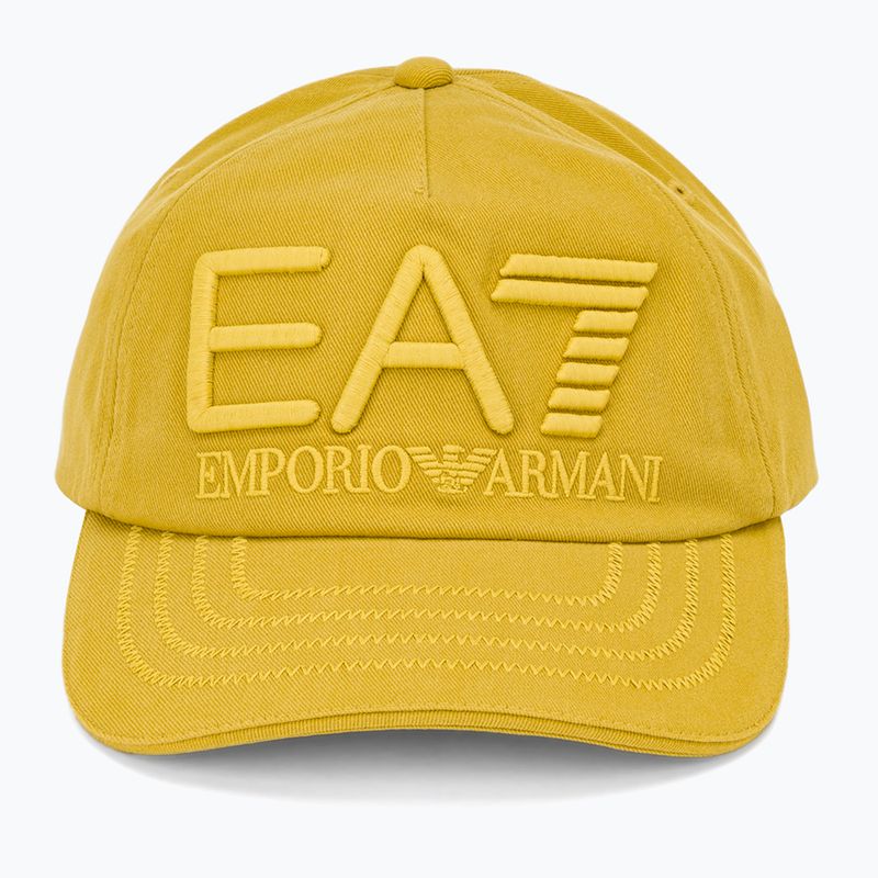 EA7 Emporio Armani Train Logo sorozat Hímzett antik moha baseball sapka 2
