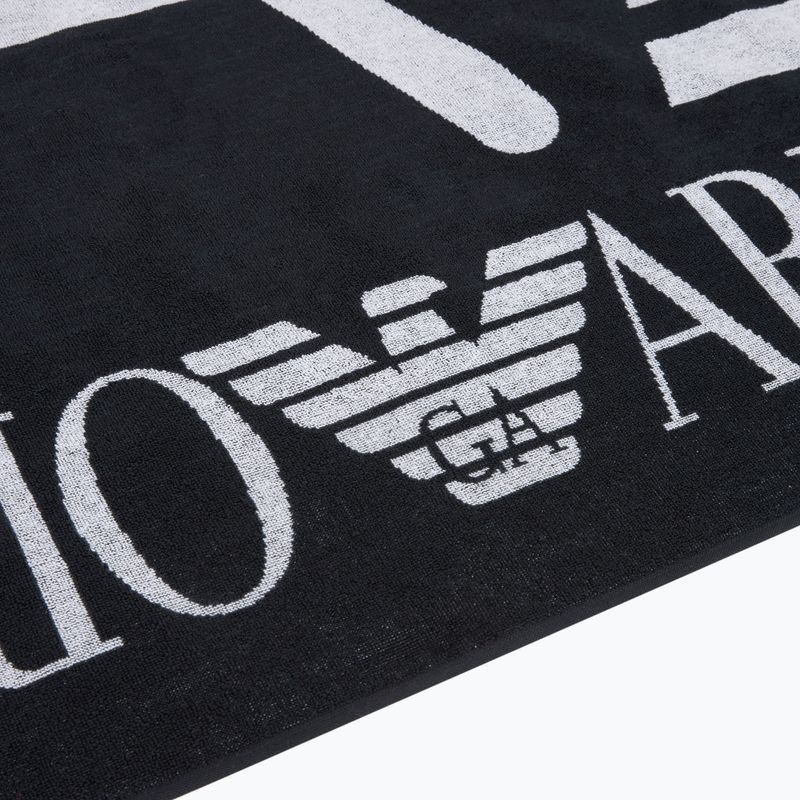 EA7 Emporio Armani láthatósági törölköző fekete 2