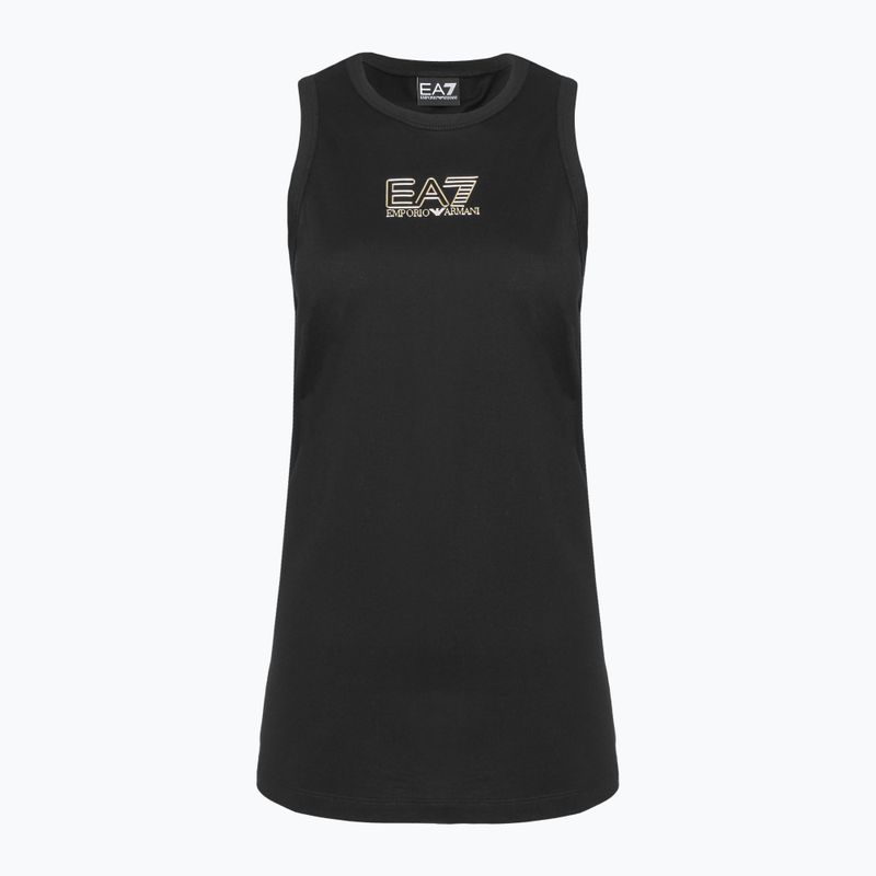 Női EA7 Emporio Armani Train Visibility Tank fekete/arany