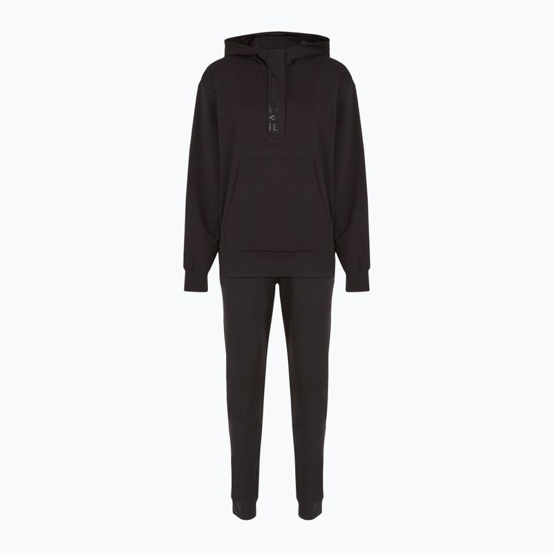 Női EA7 Emporio Armani Train tréningruha HO 1/4 Zip fekete