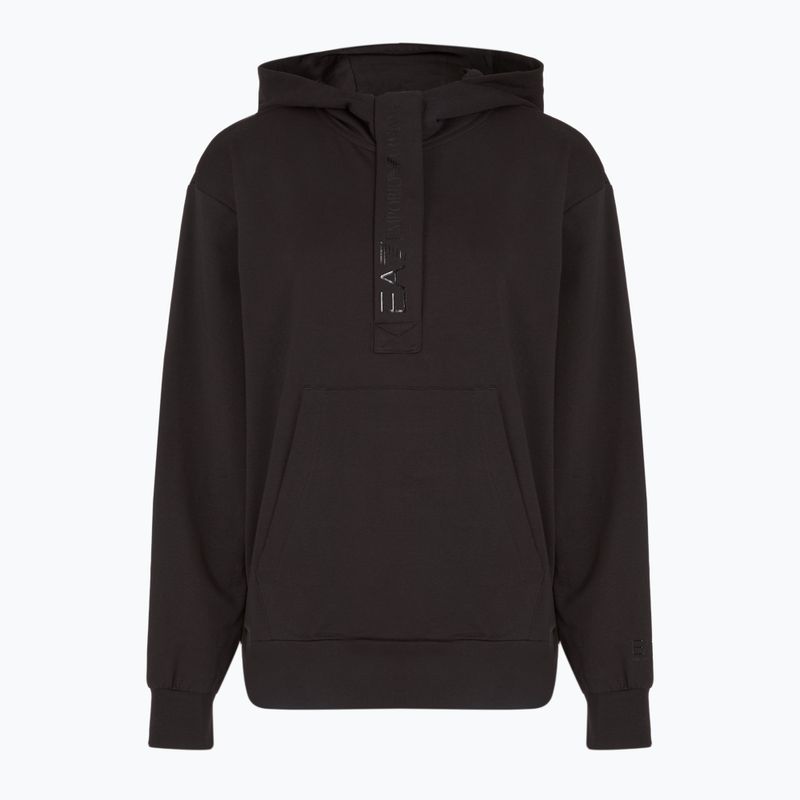 Női EA7 Emporio Armani Train tréningruha HO 1/4 Zip fekete 3