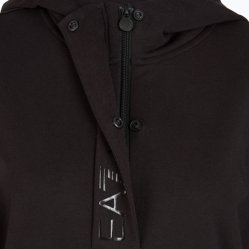Női EA7 Emporio Armani Train tréningruha HO 1/4 Zip fekete 5