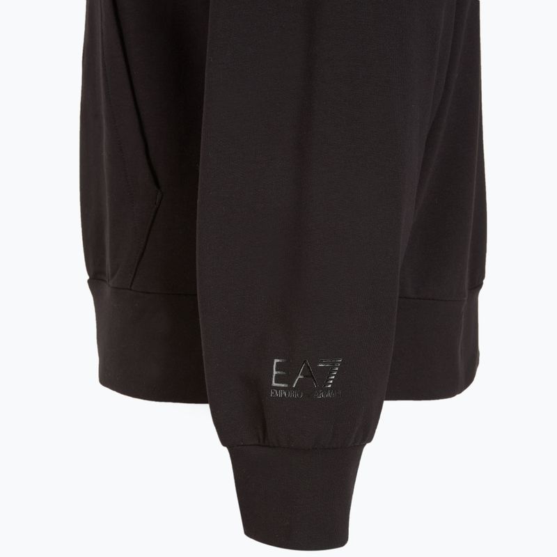 Női EA7 Emporio Armani Train tréningruha HO 1/4 Zip fekete 6