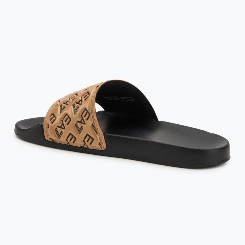 EA7 Emporio Armani Water Sports All Over flip-flop fekete/arany flip-flopok 3