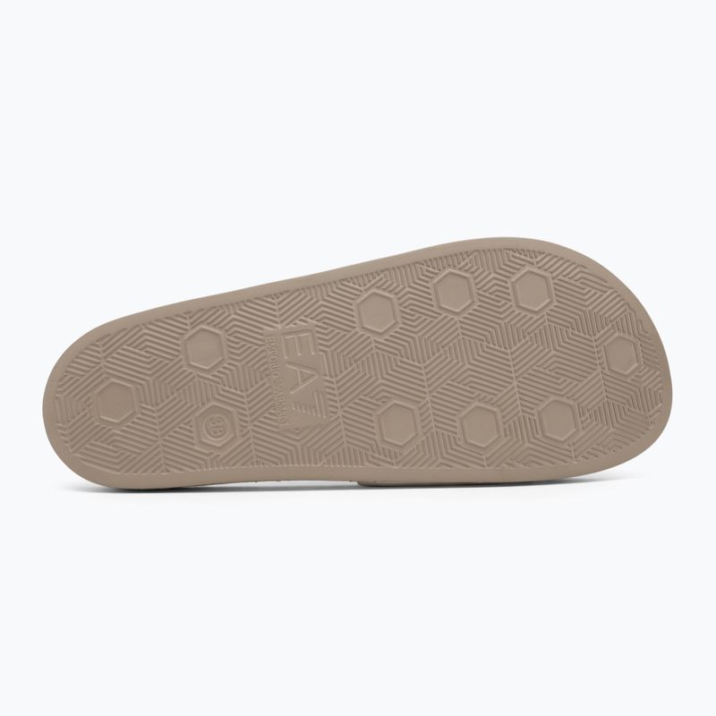 EA7 Emporio Armani Water Sports Visibility flip-flop macskakő / ezüst nyírfa 4