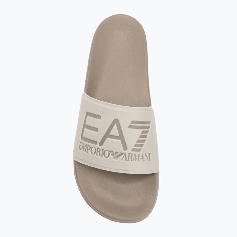EA7 Emporio Armani Water Sports Visibility flip-flop macskakő / ezüst nyírfa 5